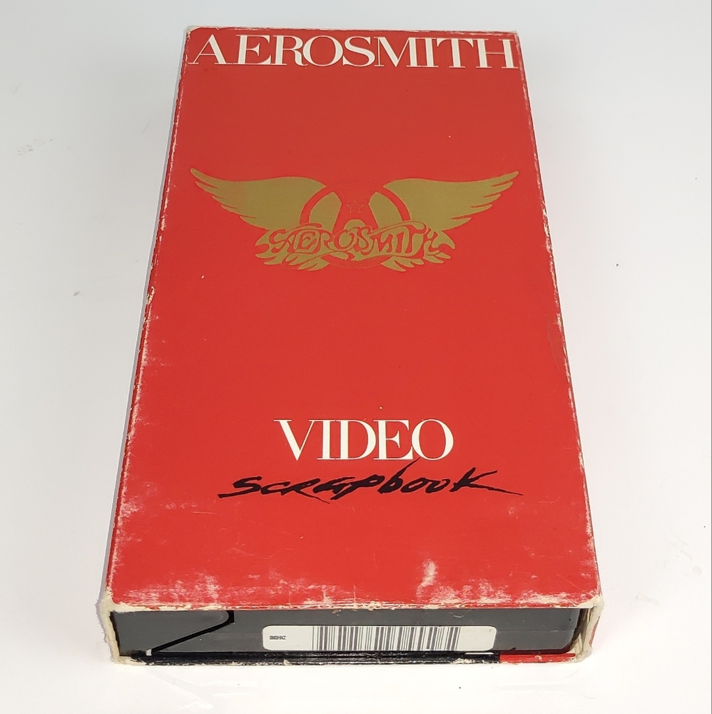 Aerosmith: Video Scrapbook VHS 80's Vintage Music Rock Electronics Videotape